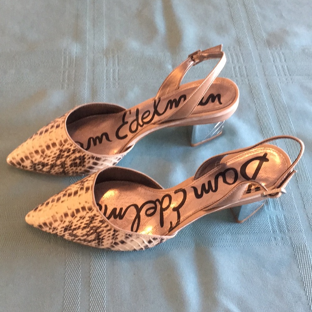Sam Edelman Snake Print Pumps 9M NEW